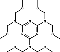 2,4,6- TRIS[BIS(METHOXYMETHYL) AMINO]-1,3,5-TRIAZINE