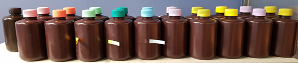 HDPE Amber Bottle